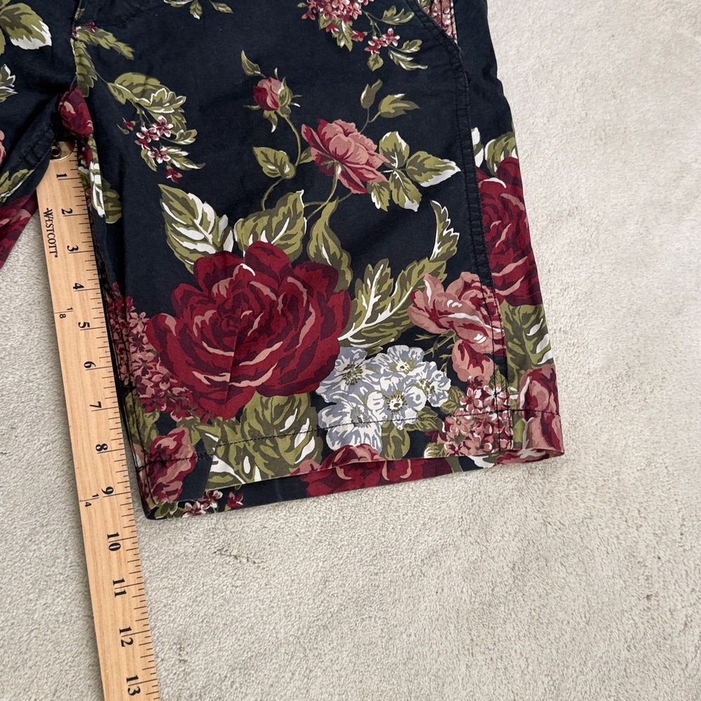 Denim & Supply Ralph Lauren Vintage Floral All Over Print Chino Shorts Size 38 - Picture 7 of 8
